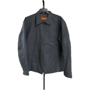 Red kap mens work lined insulated JACKET COAT durable black XL NWOT H1